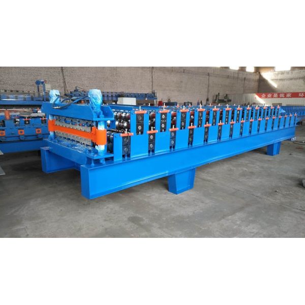 0-12 M / Min Rolling Speed Glazed Tile Roll Forming Machine Driven By 1.2 Inch