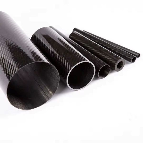 Roll Wrapped 3K Carbon Fiber Tube 14/16/18/20/25mm Matte / Glossy 1mm/2mm Wall