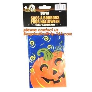 gravure printing halloween party bag, cute design food grade plastic cookie