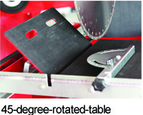 China Adjustable Water Supply Core Cut Concrete Saw With Steel Blade Material on sale