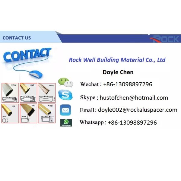 High-Frequency 12a Front Seamless Welding Aluminum Spacer Bars for Insulated Glass Units