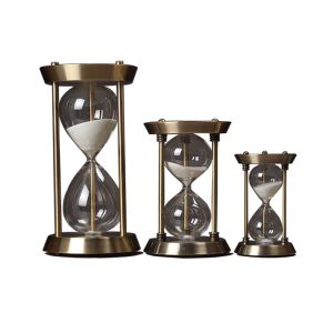 Home Decor Large Brass Hourglass Luxury Sand Timer For Souvenir