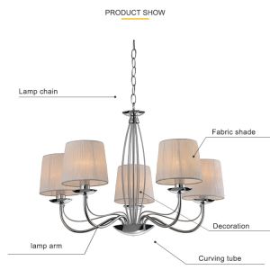 Simple Modern Handing Metal Chandelier for Indoor home lighting Lamp Fixtures