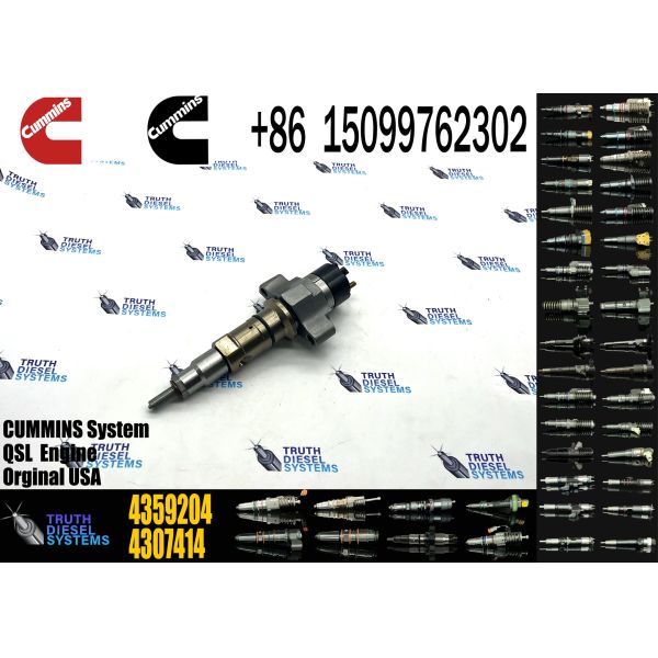 Buy diesel injection 4359204 4327072 4307414 for Cum-mins 6C8.3/QSL9 Common rail injector at wholesale prices