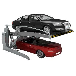 China 2200kg Mini Tilting Car Lift Hydraulic Drive Stacked Parking Systems on sale
