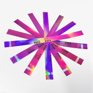 Unisex Glitter Party Wristbands Laser Printing Adjustable Bracelet