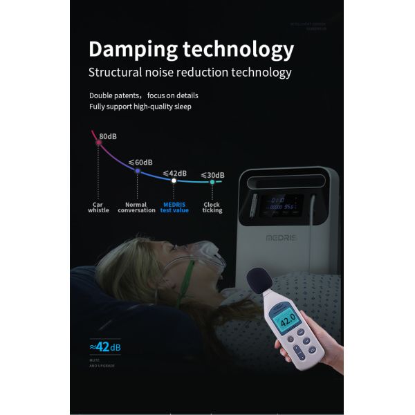 Portable 5L Medical Grade Oxygen Concentrator For The Elderly And Children