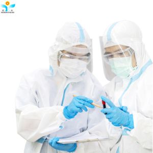 Quality Non Woven Disposable Medical Protective Coverall 65gsm Clothing Waterproof For Hospital for sale