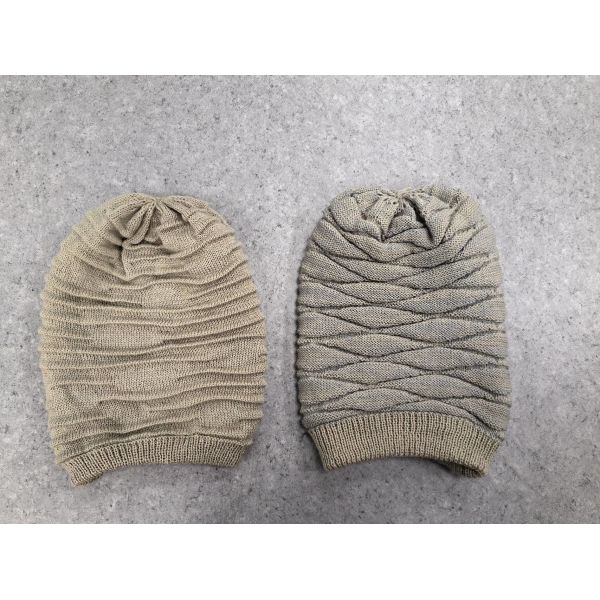 100% Acrylic Popular Knit Hats Custom Plain Knit Blank Solid Color Winter Warm