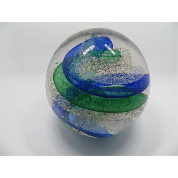 Buy Glass paperweight,  glass ball,  glass round ball, hand made glass, home decorative glass, art glass, glass color ball at wholesale prices