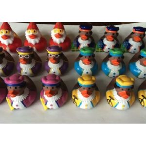 Indoor Christmas Decorations Weighted Rubber Ducks Bath Toy 5cm Length