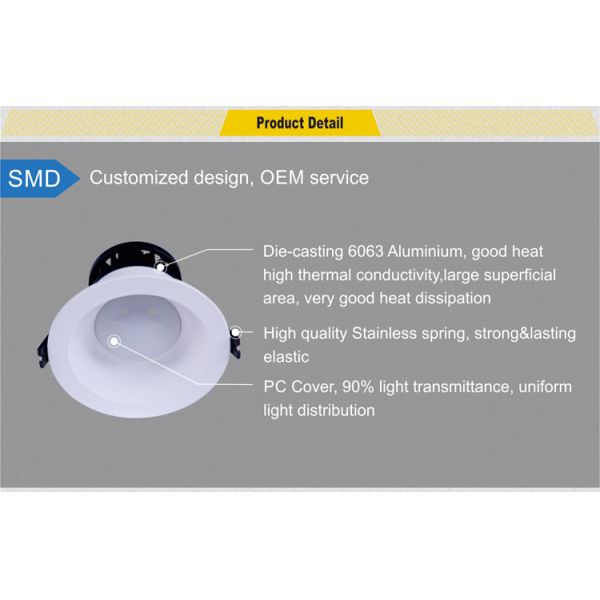 SMD 9w LED downlight wholesale