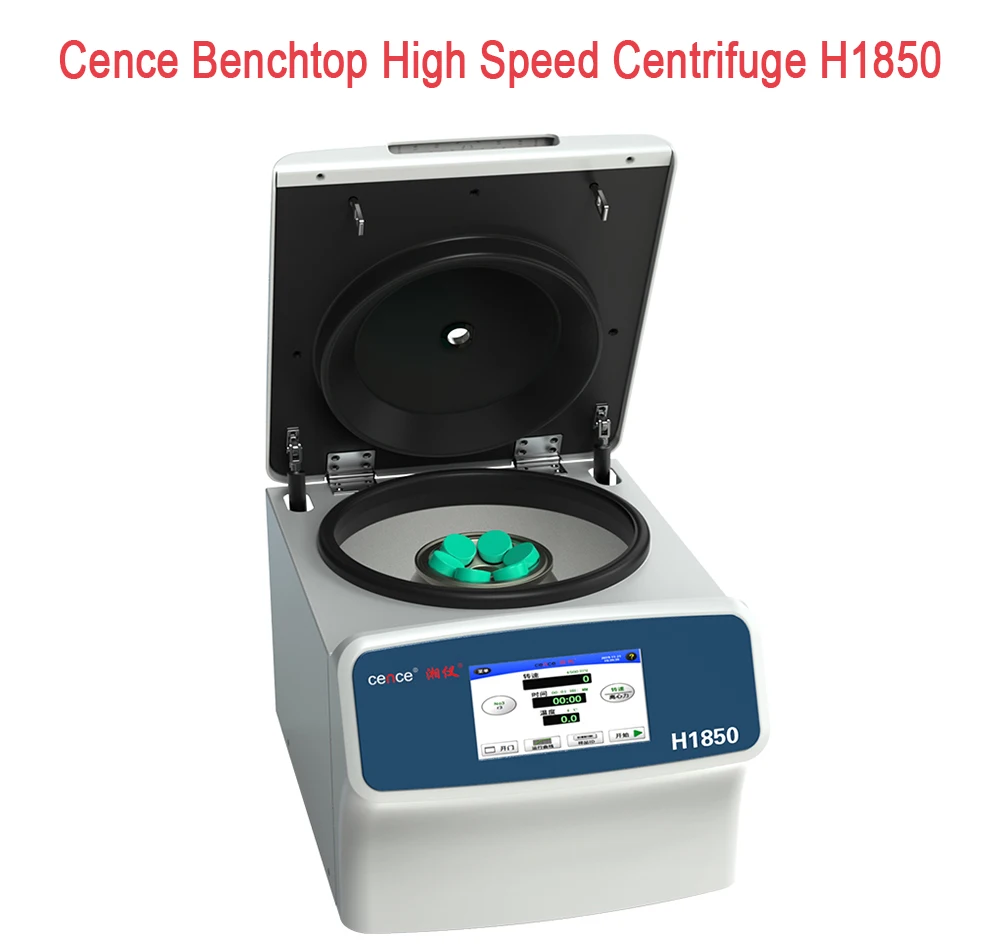 Cence High Speed Centrifuge with Max Speed 18500r/min Angular Rotor Centrifuge Machine