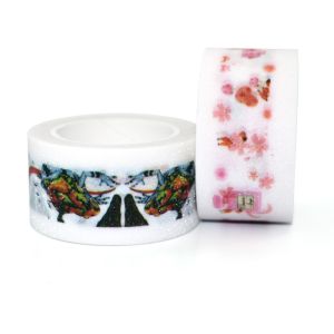 China 15mm Width Impermeable Decorative Glitter Washi Tape on sale