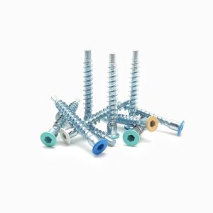 Straight Repair Furniture Screws - Countersunk Head Self Tapping Roller Thread