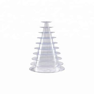 New Design 10 Tier Macaron Tower Disposable Food Tray
