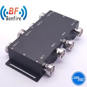 698-3800MHz UHF 3dB 4 in 4 out Matrix Hybrid Coupler for 4.3-10-F/DIN-F/N-F