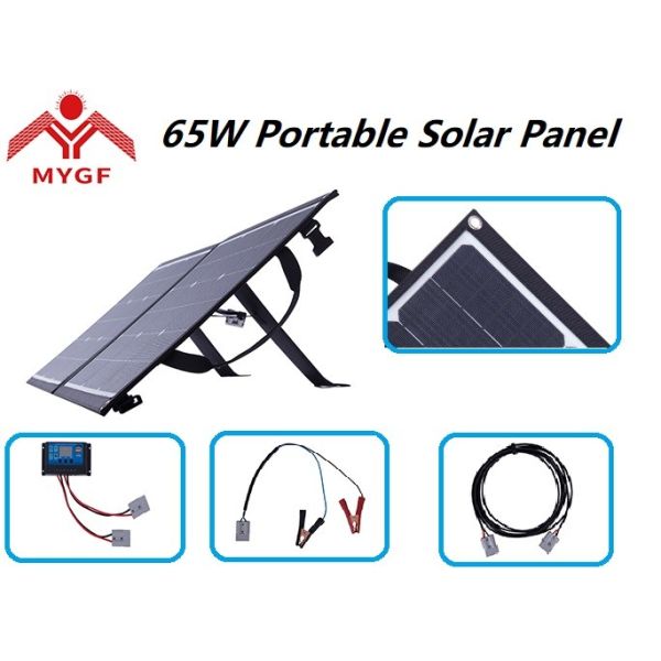 Buy 80 W Portable Solar Panel Camping Hiking Fishing With Anderson Connector at wholesale prices