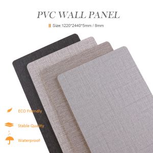 Waterproof Fabric Bamboo Charcoal Wood Veneer Wall Panels Mould Proof