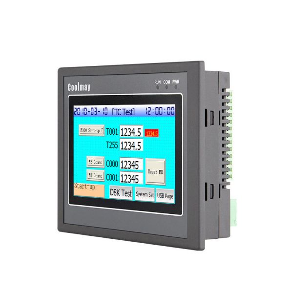 EX3G Series PLC HMI All In One 128MB ROM USB 2.0 Port HMI Display 4.3'' TFT