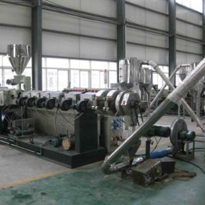 China Shenzhen HYPET PVC Pelletizing Line With Twin Conic Extruder / PVC Granules Making With Conic Twin Screw Extruder Machine on sale China Shenzhen HYPET PVC Pelletizing Line With Twin Conic Extruder / PVC Granules Making With Conic Twin Screw Extruder Machine on sale