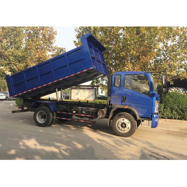 White 20-30T Sinotruk 4x2 Professional Heavy Duty Dump Truck 6 Wheeler For Middle Lift System