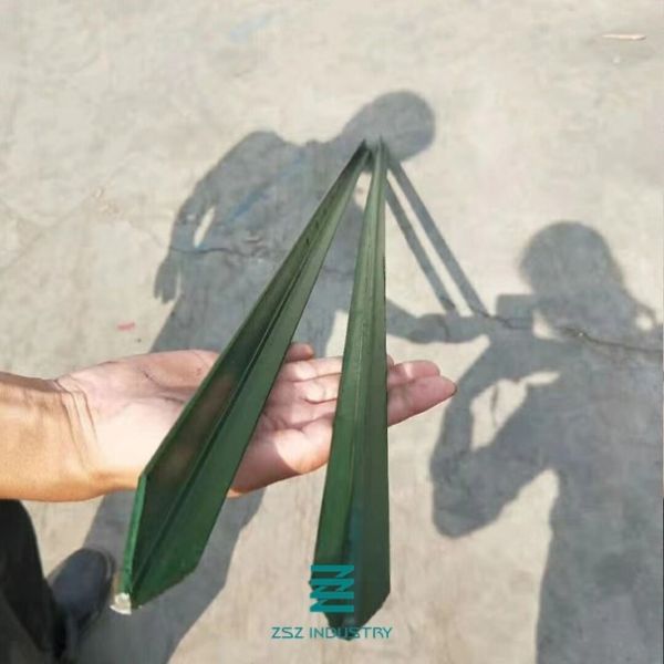 110 X 70mm Diameter Metal Fence Posts / Metal Garden Posts 65 * 50 Mm