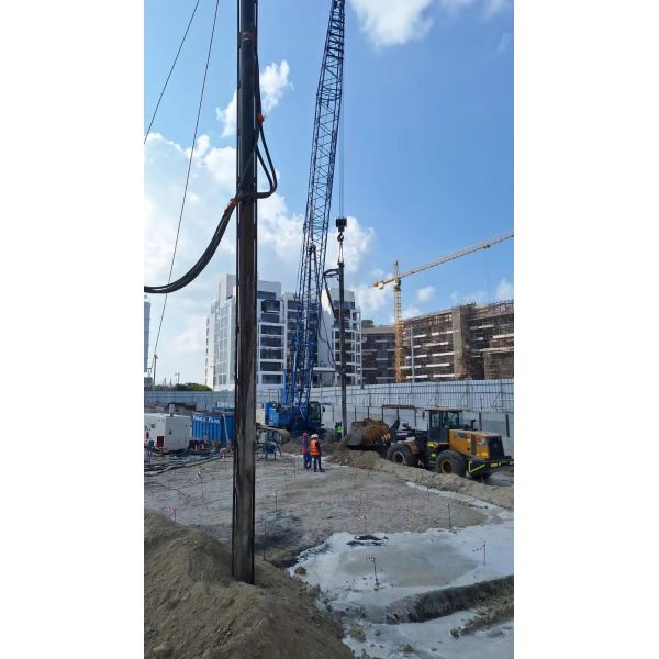 75-260 KW Vibroflot Accessories Steel Material 50 Hz-60 Hz Frequency