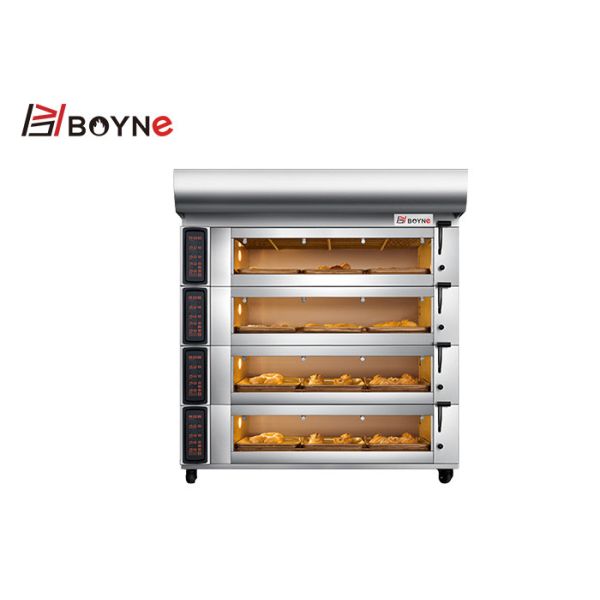 Buy Stainless Steel Commercial Bakery Kitchen Equipment 4 Deck Oven at wholesale prices