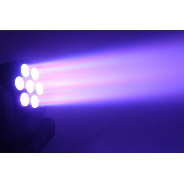Stage Lighting / LED 10W * 7bulbs 4 In 1 RGBW Moving Head Beam Light
