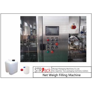 Linear Weighing Type Pesticide Filling Machine For 5-25L Bottle Barrel Or Jar