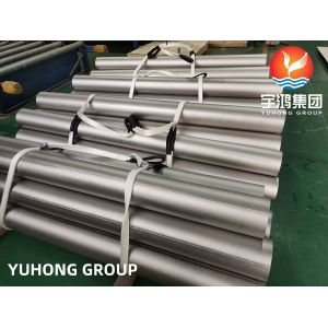 ASTM B514 UNS N08810 Nickel Alloy Steel Welded Round Tube For Boiler