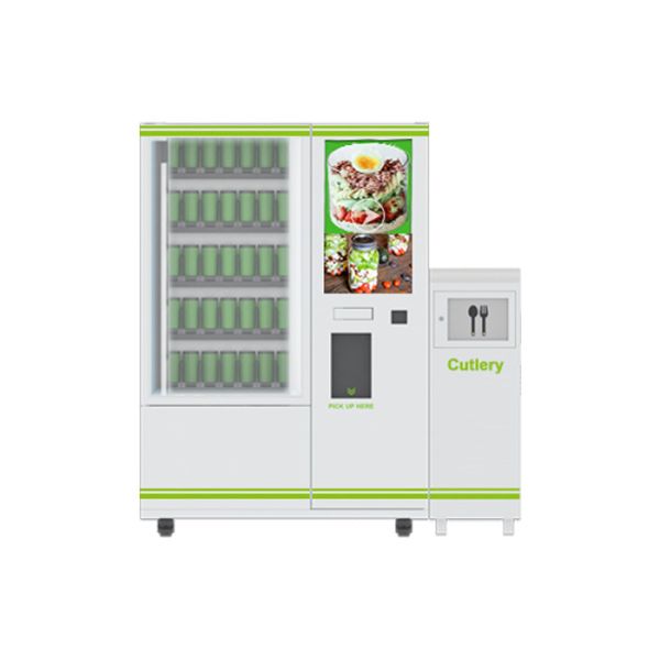 High End Smart Conveyor Belt Salad Vending Machine , Fruit Vending Locker With