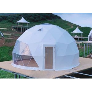 100km/H Wind Load 30M Waterproof PVC Geodesic Dome Tent Dome Camping Tent Dome