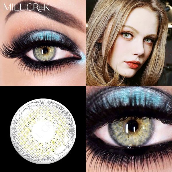 Color Enhancing Prescribed Doll Eyes Gray Contact Lens 14.2