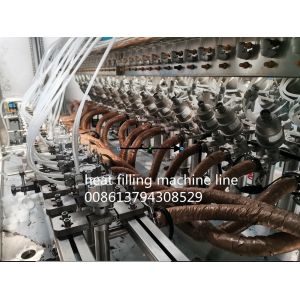 3KW 5000 Bottles / Hour Hair Wax Hot Filling Machine