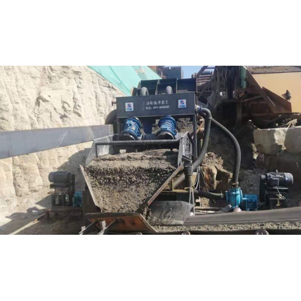 Single wheel sand washing machine with high washing degree of 30-50 tons per hour