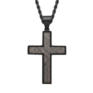 Stainless Steel Cross Pendant Mens Cross Necklace Christian Jewelry Special