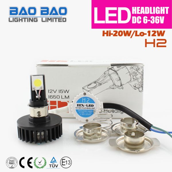 BB-M2 1500LM COB Motorcycle LED Headlight