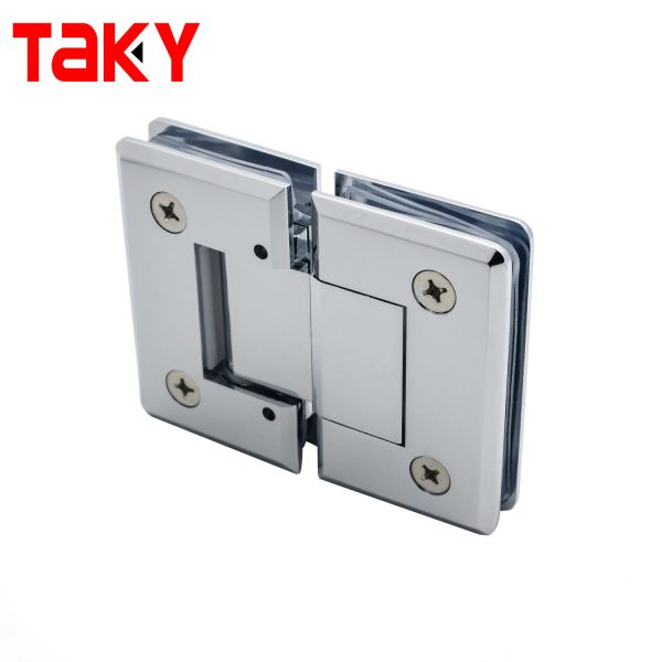 180 Degree Stainless Steel Shower Door Hinge for 8-12mm Glass