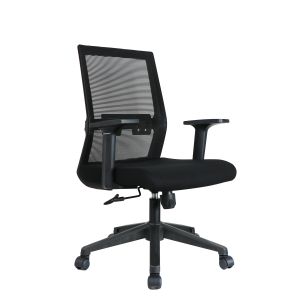 Middle Back 620W*565D*1060H Revolving Mesh Staff Chair