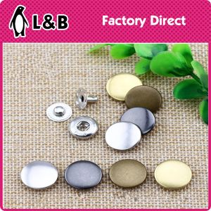 high quality new popular cheapest round metal snap button