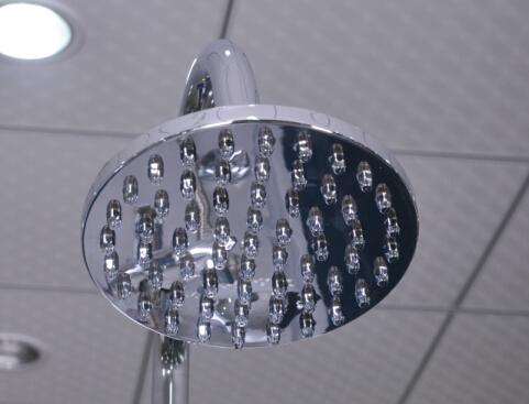 Transparent Glass Prefab Bathroom Shower Cabins Normal Temperature Storage