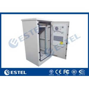 China 1 Compartment 27U 19 Rack Outdoor Electronics Cabinet on sale