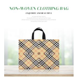 Non Woven Tote Shopping Bags Enviromental Protection 80gsm