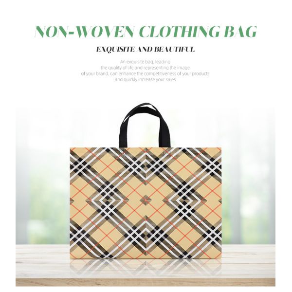 Buy Non Woven Tote Shopping Bags Enviromental Protection 80gsm at wholesale prices