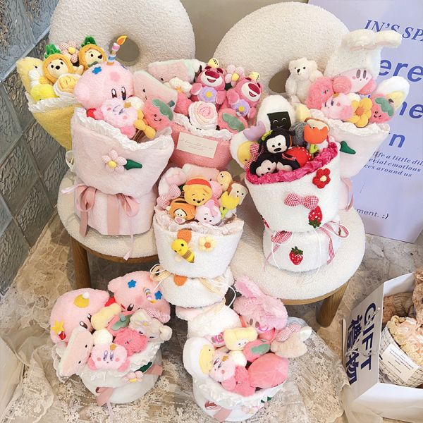 Mother's Day Gifts Valentine's Day Large Cartoon Doll Flower Bouquets Finished