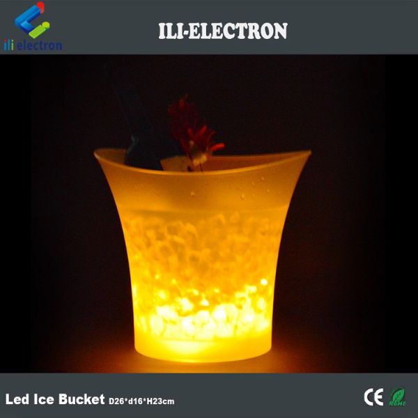 Hot seller plastic led champagne ice bucket
