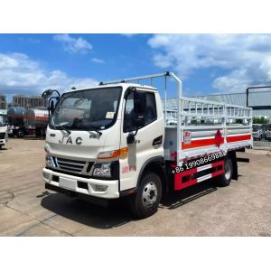 High-Quality JAC 4x2 6-Ton Capacity Gas Cylinder Transport Truck Hazardous