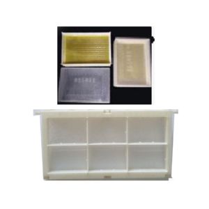 Plastic Beekeeping Equipment 6 or 12 Comb Honey Boxes With Comb Honey Frame